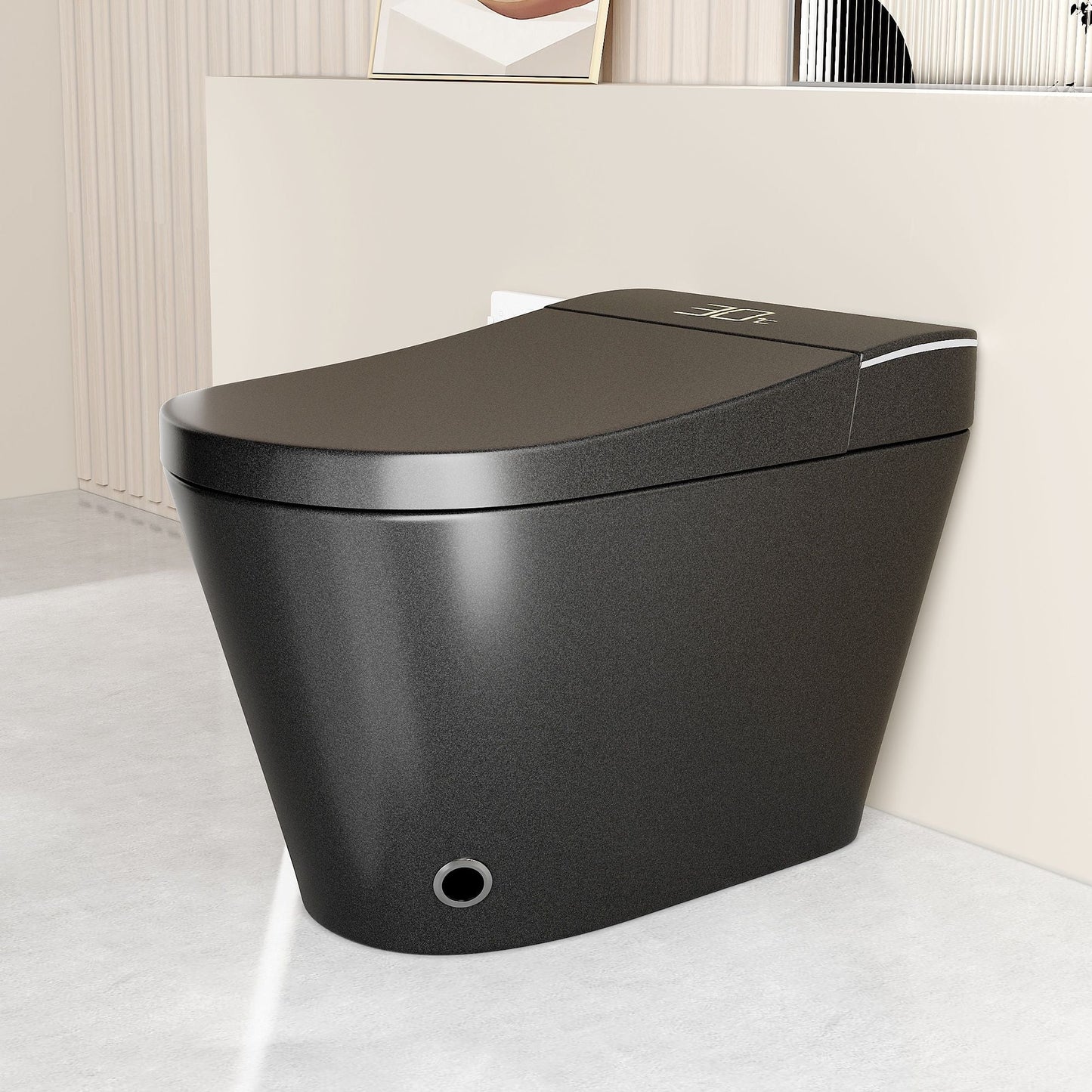 Smart Bidet Toilet With Auto Open / Close Seat, Warm Water Wash, Heated Seat, And Wireless Remote Control