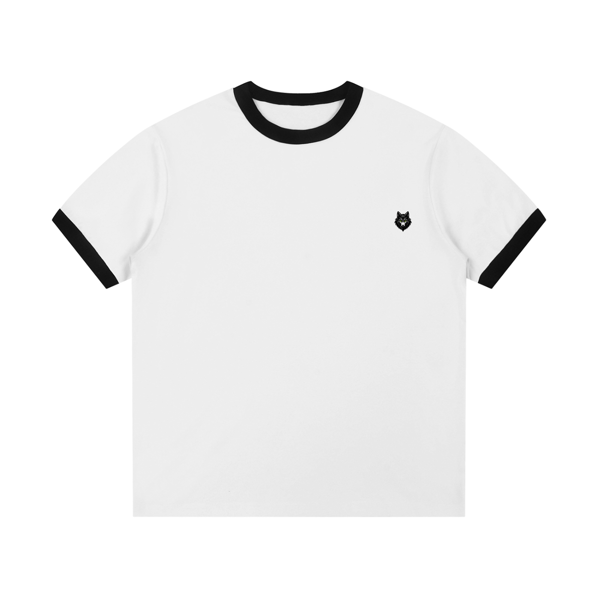 Loki & Ivy Contrast Edge Ribbed Crewneck T-Shirt