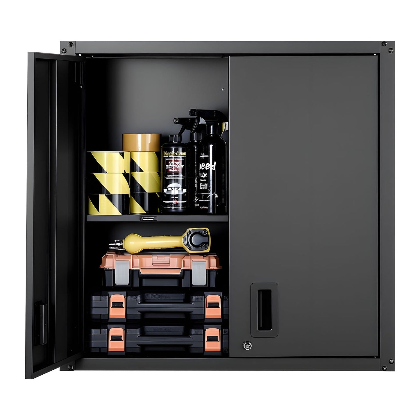 Metal Wall Cabinet 30W x 12.2D x 30H Inch