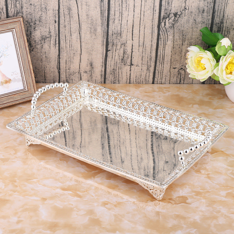 Tea Table Fruit Plate Household Living Room Metal Ornaments