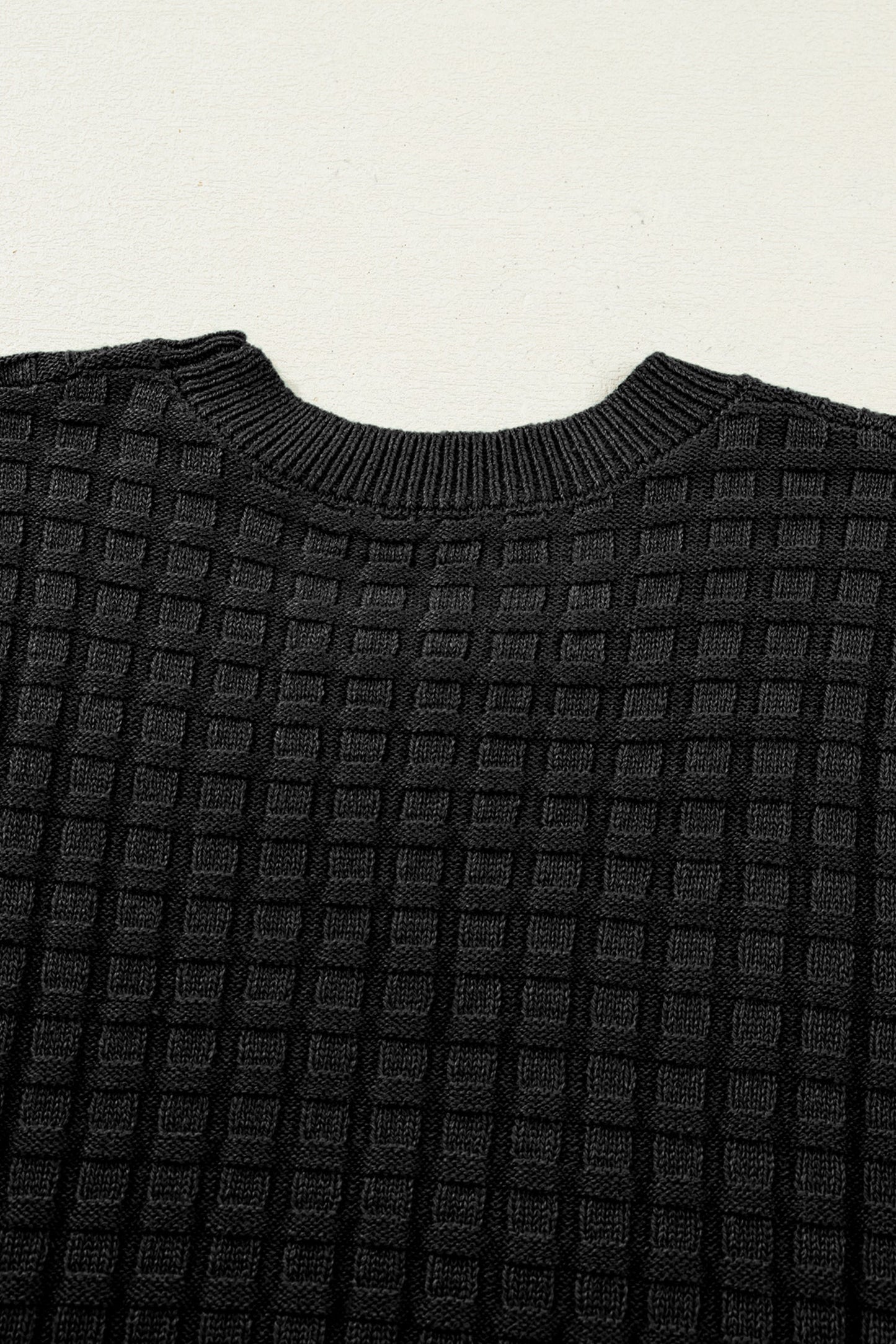 Marina Textured Short Sleeve Sweater