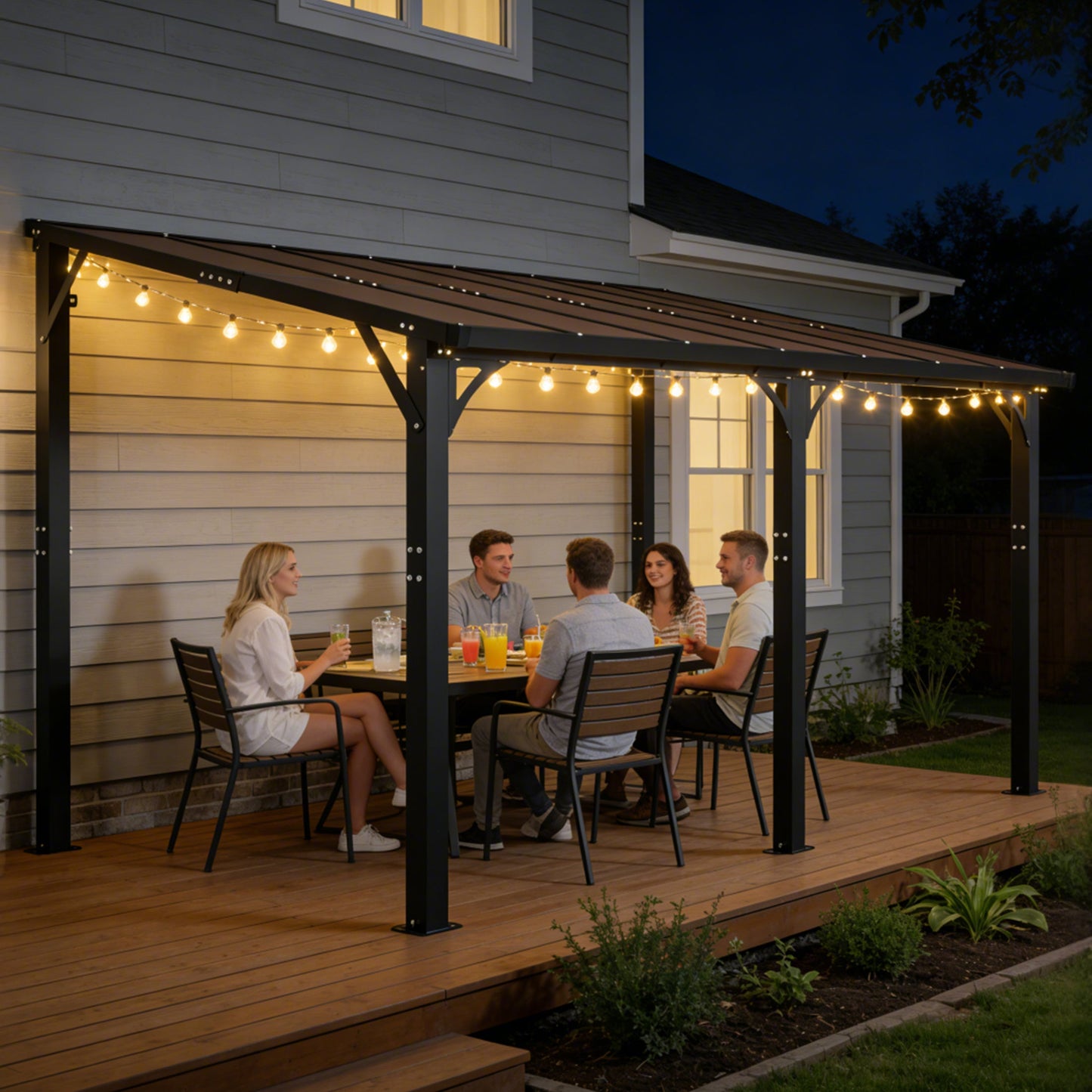 14x10 FT Hardtop Gazebo