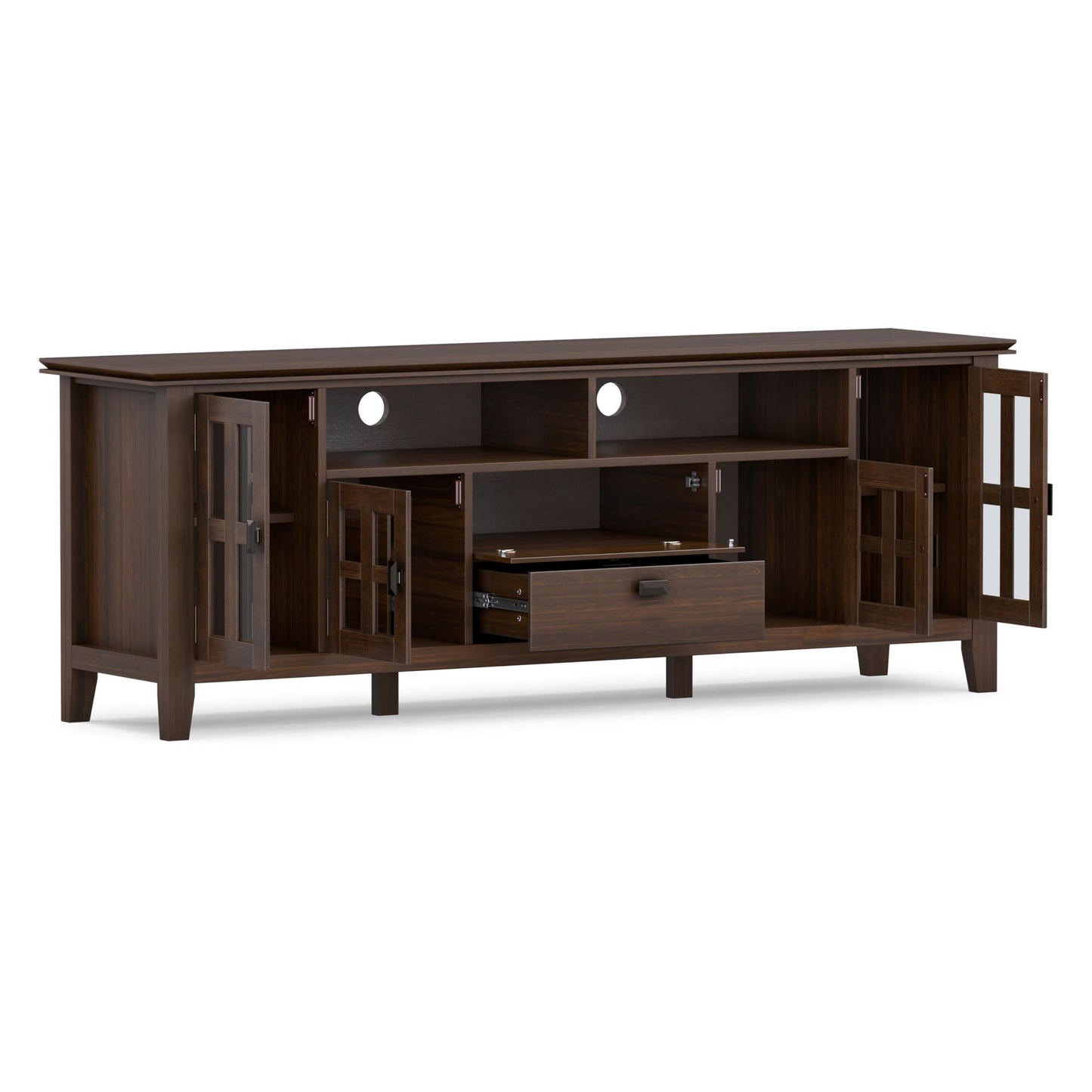 Artisan - TV Media Stand - Natural Aged Brown