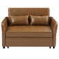 Convertible Sleeper Sofa Bed With 3 USB Ports