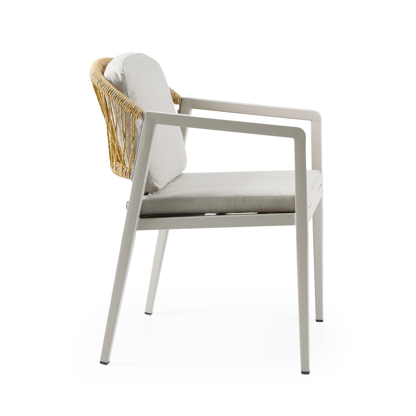 Outdoor Dining Chair Set of 2, Wicker Rattan Woven Patio Chairs