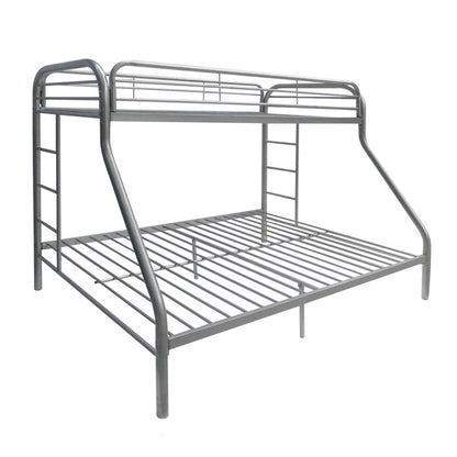 Tritan - Twin / Full Bunk Bed - Silver