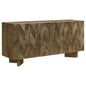 Tyler 3-door Solid Wood Sideboard Buffet Cabinet Mango Brown