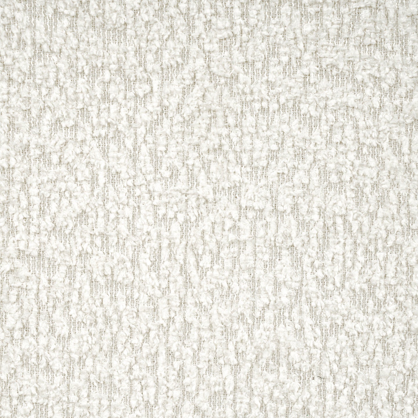 King Size Upholstered Bed Frame With Boucle Fabric Curved And Wide Headboard