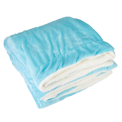 Fleece Throw Blanket - Double-Sided Soft Microfiber Polyester