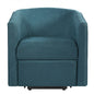 Power Lift Recliner Barrel Shape Reclining Chair With Footrest And Side Pocket
