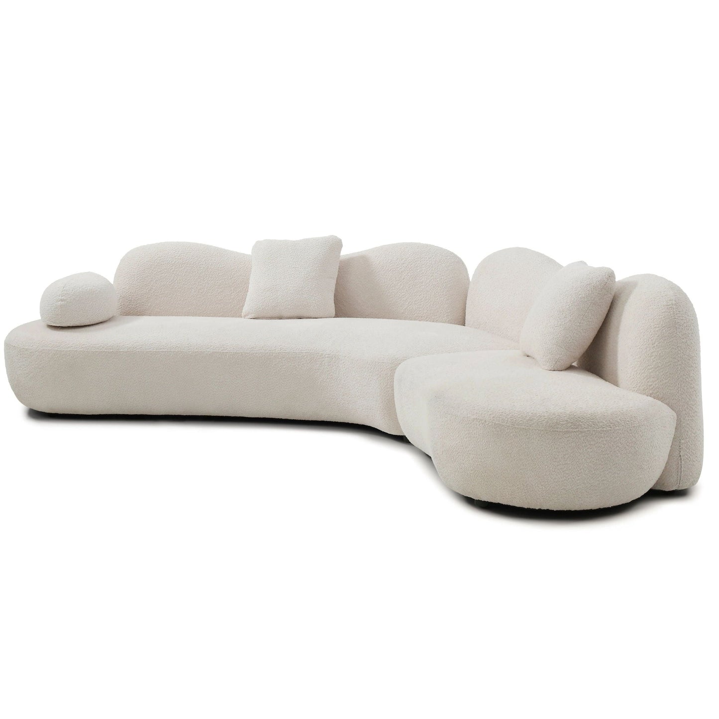 Modern Curved Modular 5 Seater Sofa