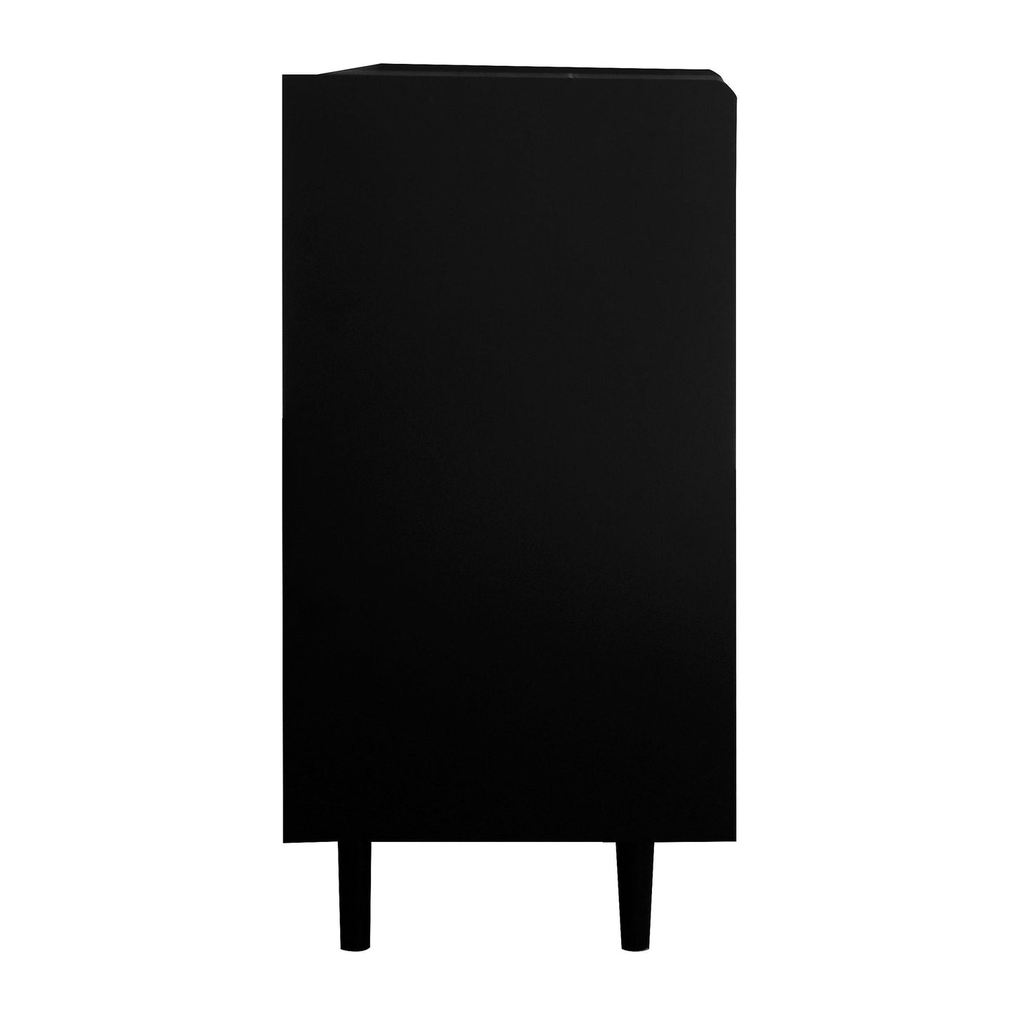 Modern Sideboard Buffet Cabinet With Doors And Unique Panel Styling