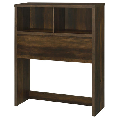 Westpark 49-inch Twin Bookcase Headboard Dark Pine