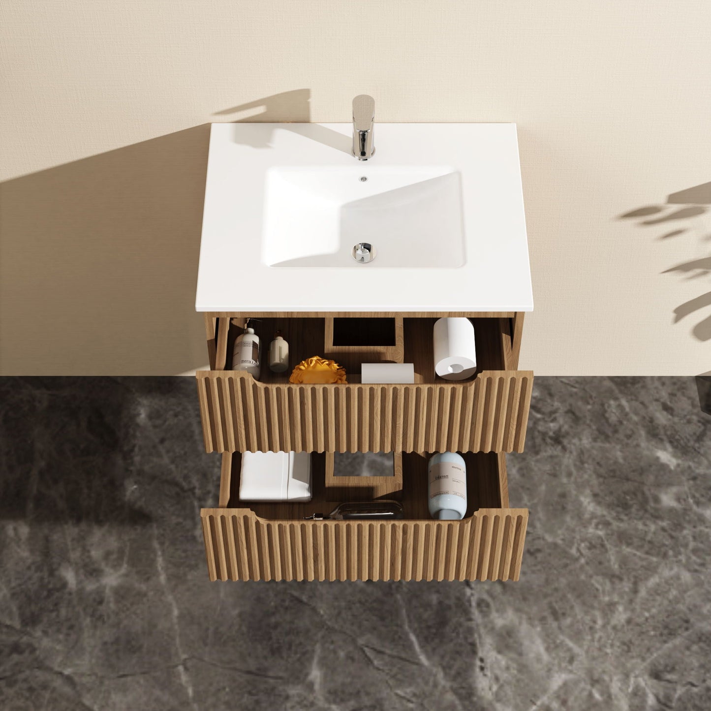 Wall Mounted Bathroom Vanity & Sink