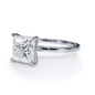 2.00 CTW AGI Certified Lab Grown Diamond Solitaire Engagement Ring – G-VS Clarity, 14K White Gold