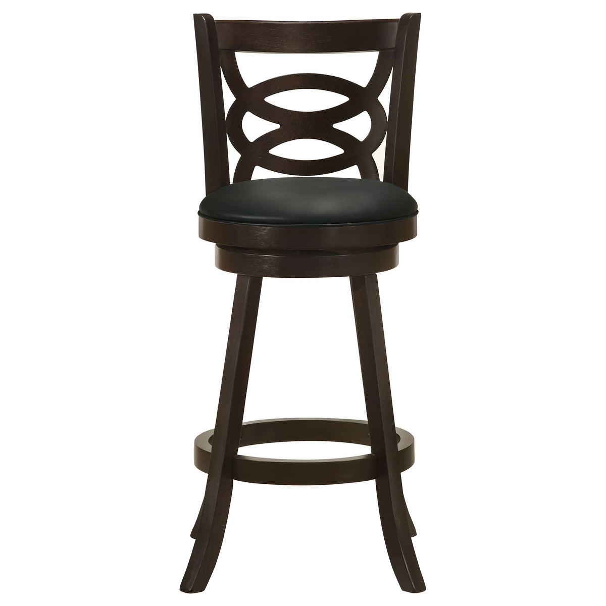Calecita Wood Swivel Bar Chair Cappuccino (Set of 2)