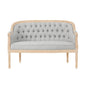 French Country Chesterfield Style Tufted Loveseat
