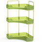 Bathroom Countertop Organizer 3 Tier Corner Makeup Storage Shelf Vanity Cosmetic Perfume Tray Clear Corner Rack for Bedroom Bathroom Kitchen