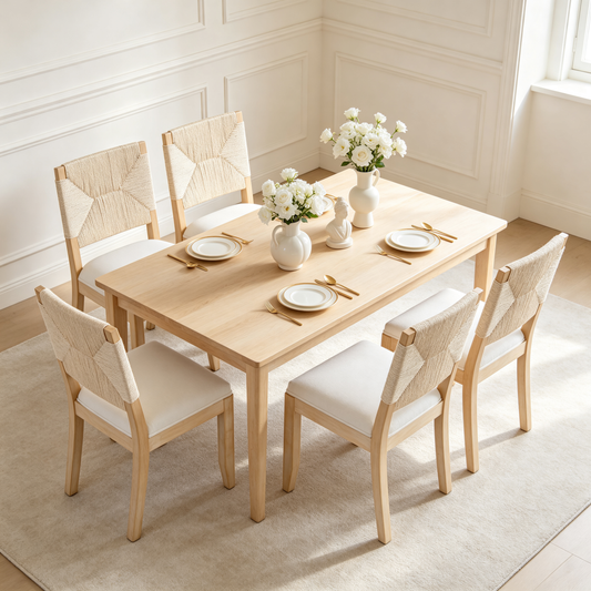 French Country Dining Chairs Set of 2