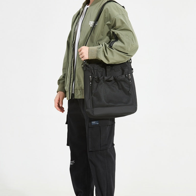 Mens Casual Single-shoulder Utility Crossbody Bag