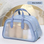 Wet and dry separation wash bag, portable waterproof bath swimming storage bag, business trip cosmetic bag, Transparent Cosmetic Bag, transparent makeup purse,