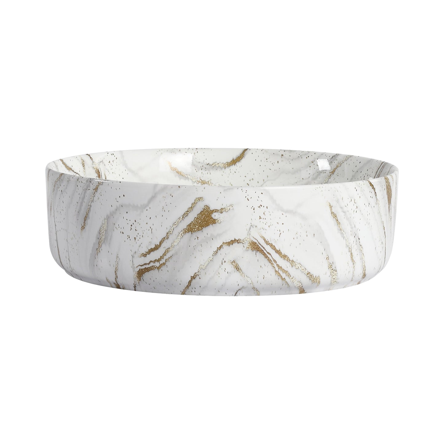 Ceramic Round Above Counter Bathroom Sink Art Basin