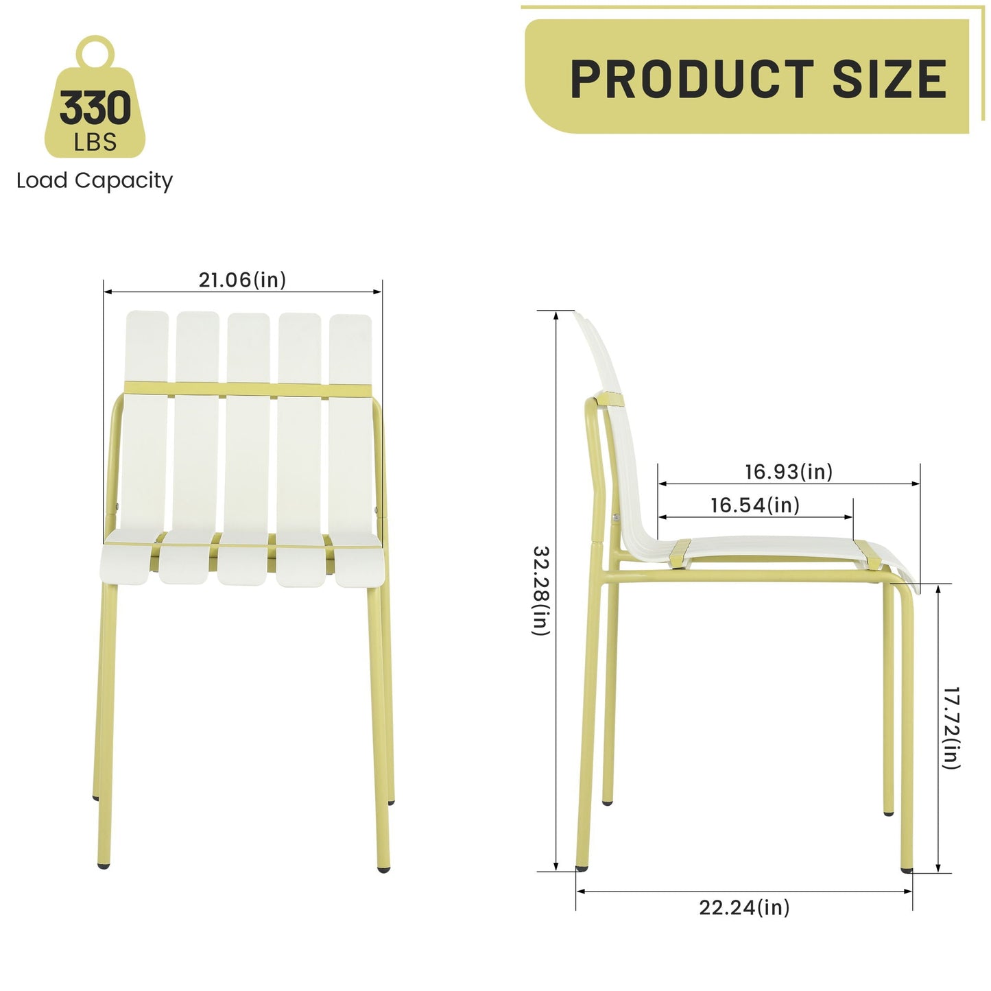 4 Piece Set Of Modern Color Block Designed Single Chairs With Long Table