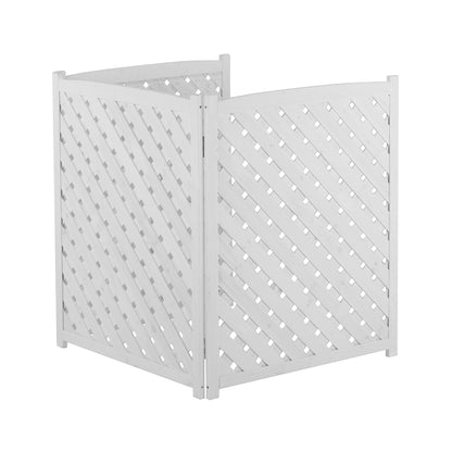 Outdoor 3 Panel Air Conditioner Fence Screen
