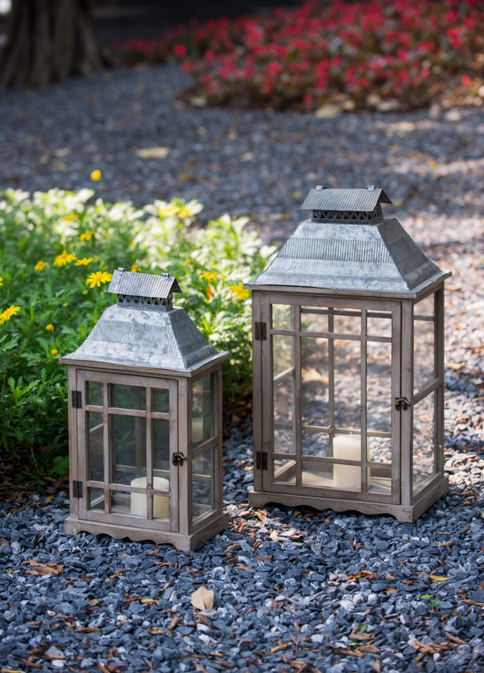 S/2 Classic Scape Lanterns