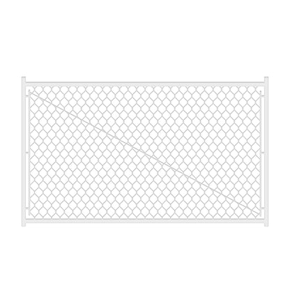 Adjustable 3.8FT Chain Link Walk Gate Kit