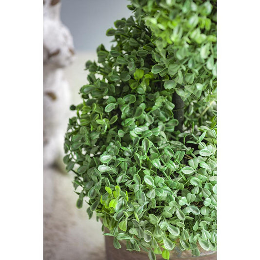 7.5x7.5x35" 3 Foot Tall Artificial Spiral Boxwood Tree