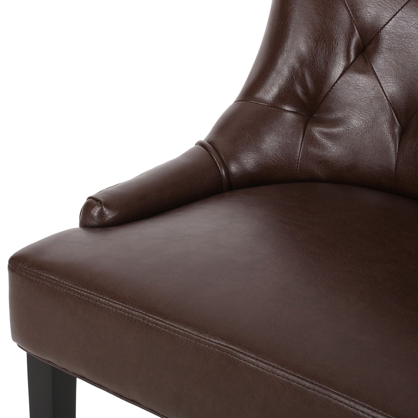 Cheney Contemporary Dining Chair Tufted Upholstery (Set of 2)