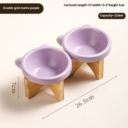 Cat Bowl Cat Ceramic Dog Drinking Water