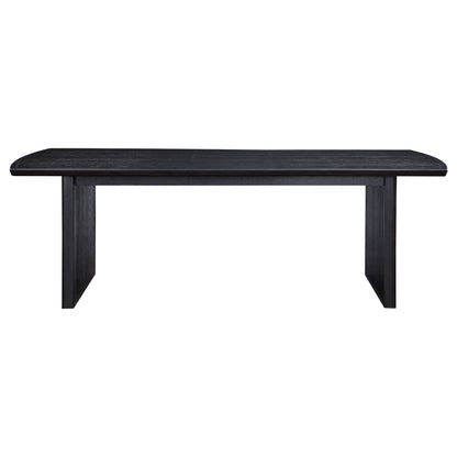 Brookmead 100-inch Extension Leaf Dining Table Black