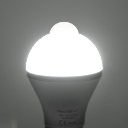 E27 Motion Sensor Light Bulb 9W/5W 1000LM 6500K Dusk to Dawn Automatic On/Off LED Light Bulb Indoor Outdoor Use