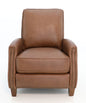 Melrose - Push Thru The Arm Recliner - Saddle
