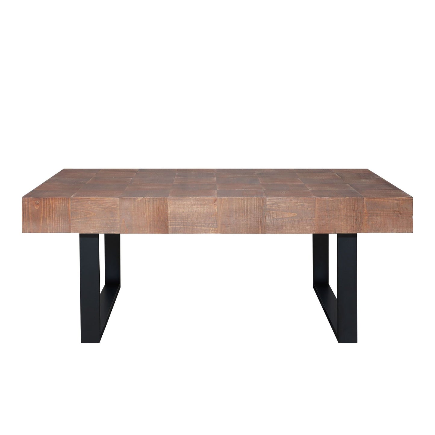 Rectangular Coffee Table With U-Shaped Legs Living Room - Multi