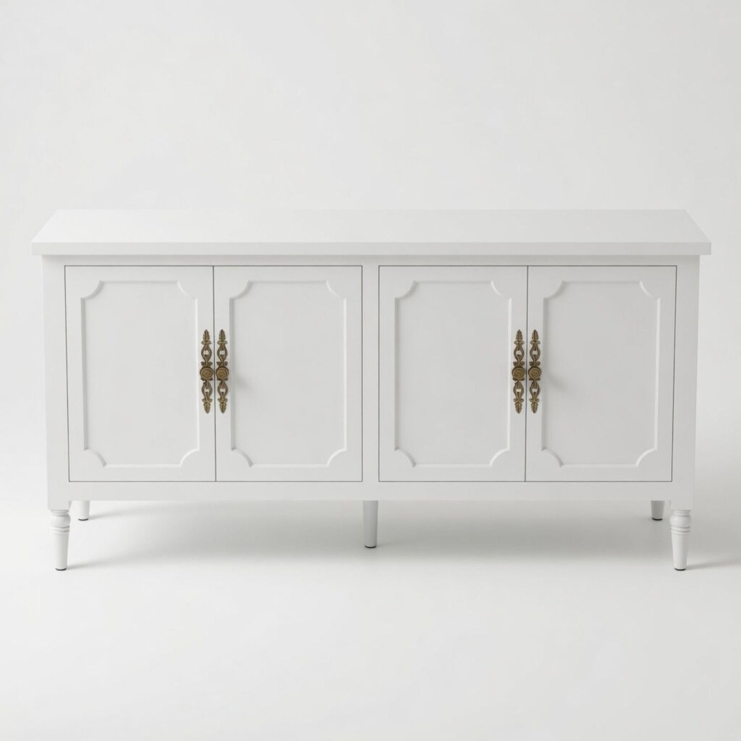 Vintage Buffet Cabinet With Adjustable Shelves