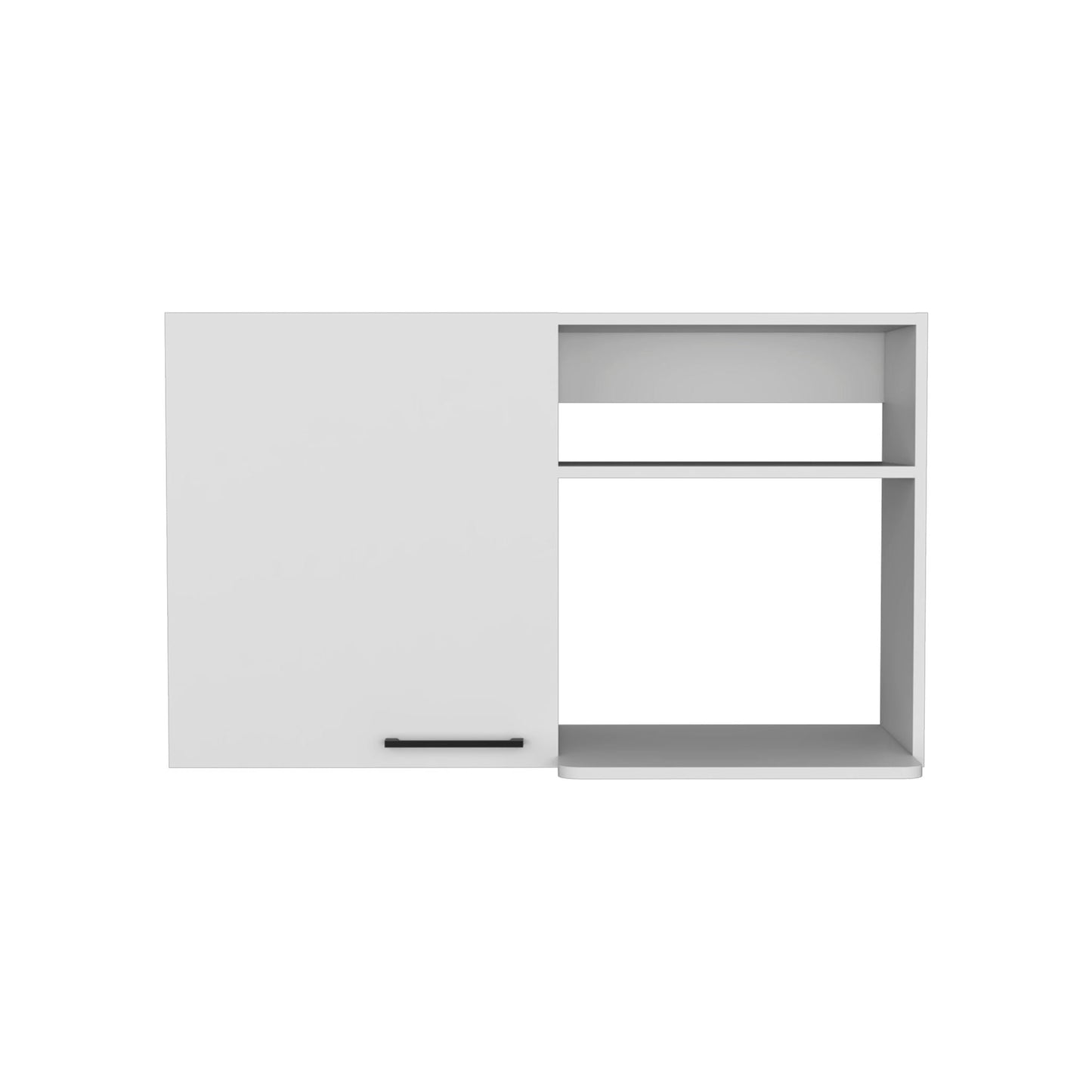 Burwood Kitchen Wall Cabinet with 2 Doors and Shelves - White