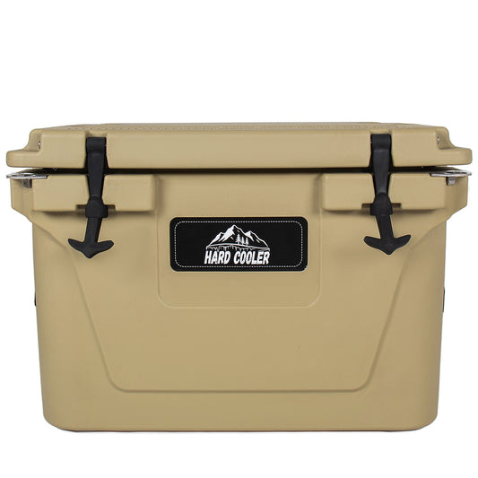 50 Quart Khaki Cooler, Ultra-Light Insulated Ice Chest