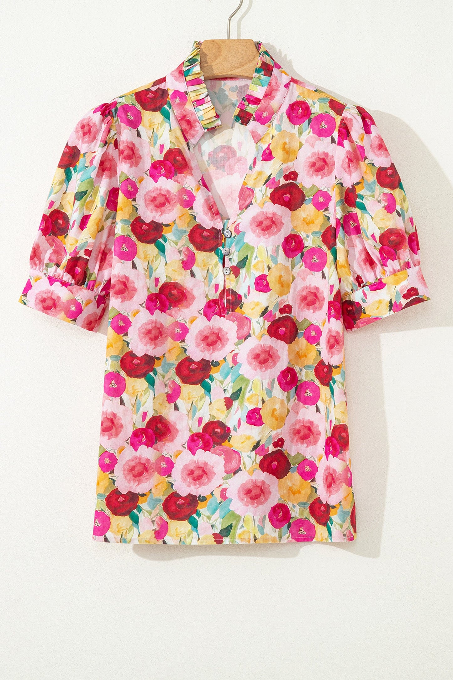 Charleigh Puff Short Sleeve Blouse