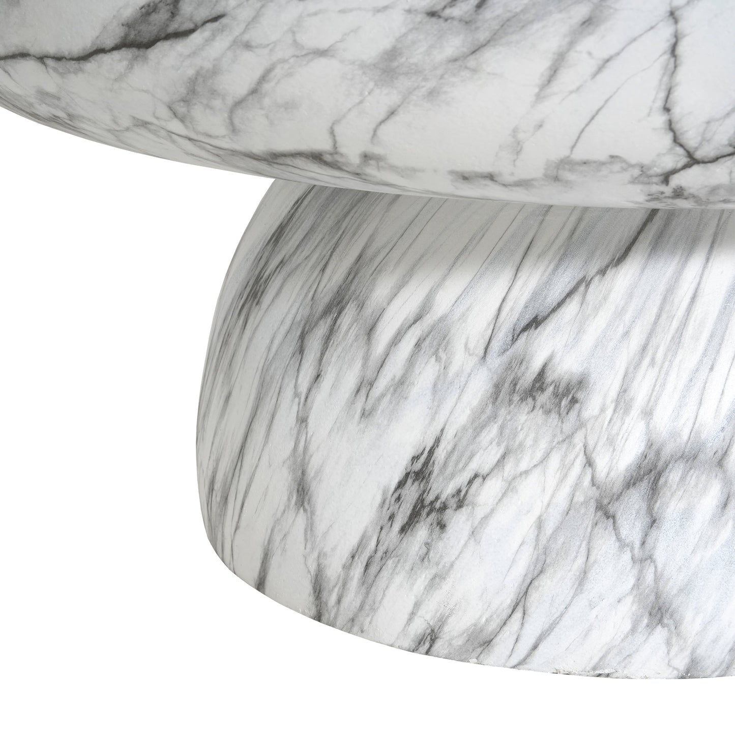 MGO Faux Marble Coffee Table for Indoor and Outdoor Use