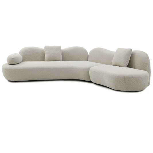 Modern Curved Modular 5 Seater Sofa