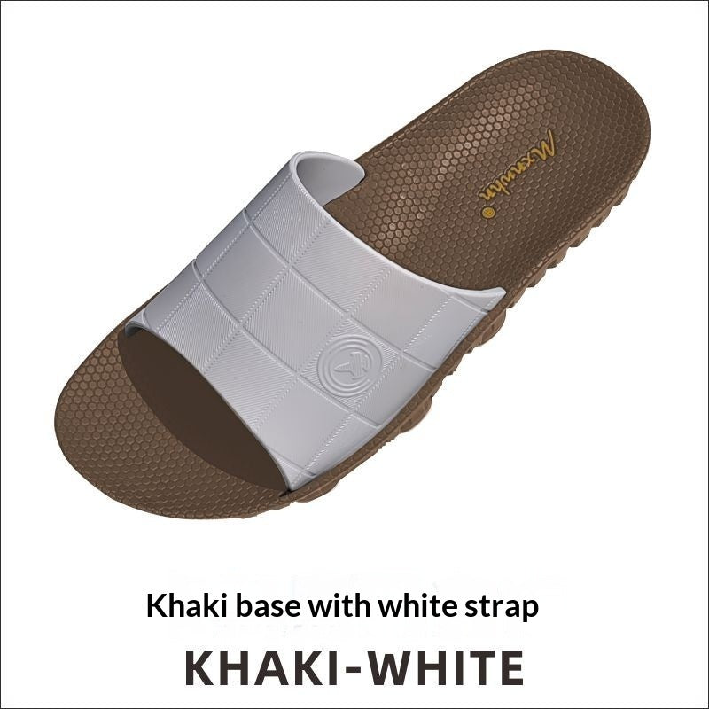 Mens Non-absorbent Rubber-soled Casual Slippers