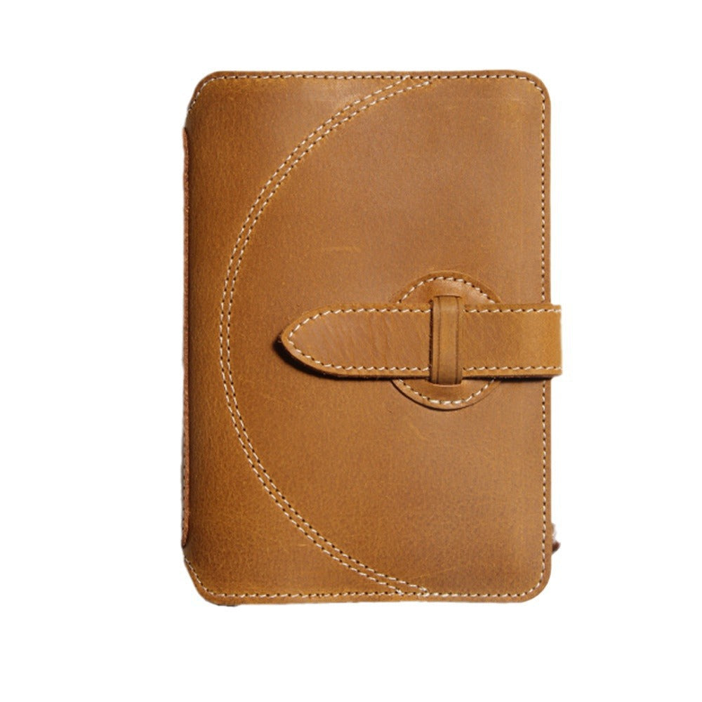 Genuine Leather Passport Holder Multi-functional ID Card Case