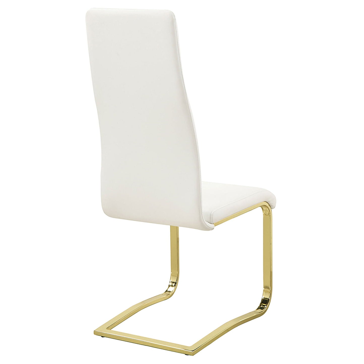 Whittingham - Dining Side Chair (Set of 4) - White / Gold