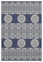 Sunshine - 5'3" X 7'3" Indoor, Outdoor Area Polypropylene Rug - Blue