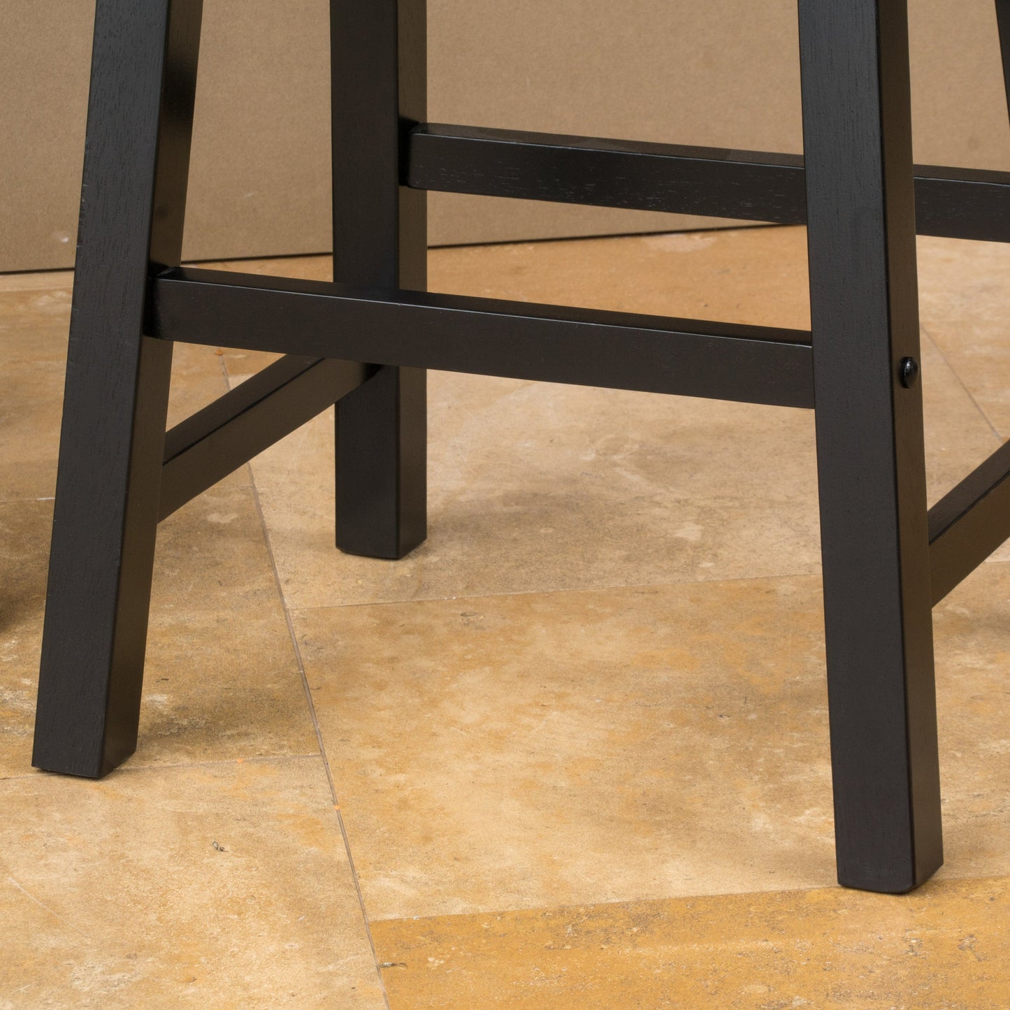 Wood 24" Saddle Stool