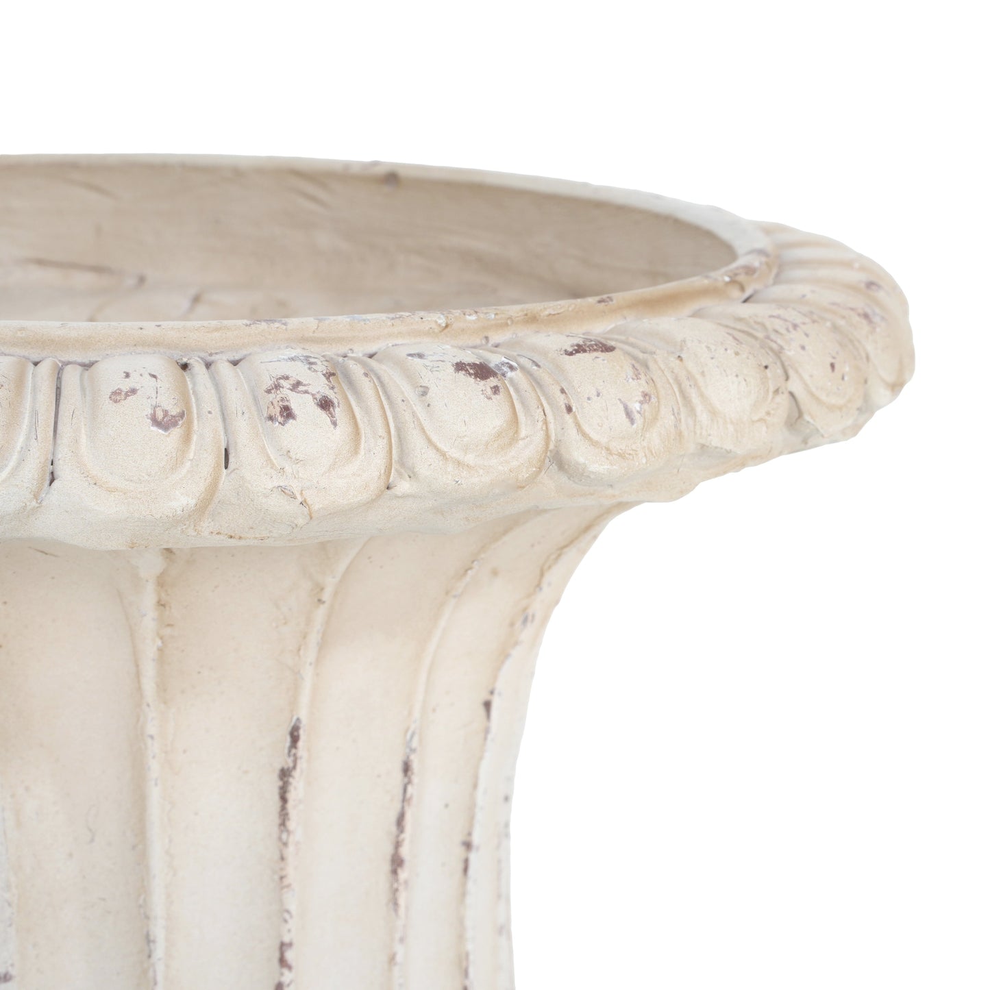 MGO Garden Urn, Antique White, 19.25'' H