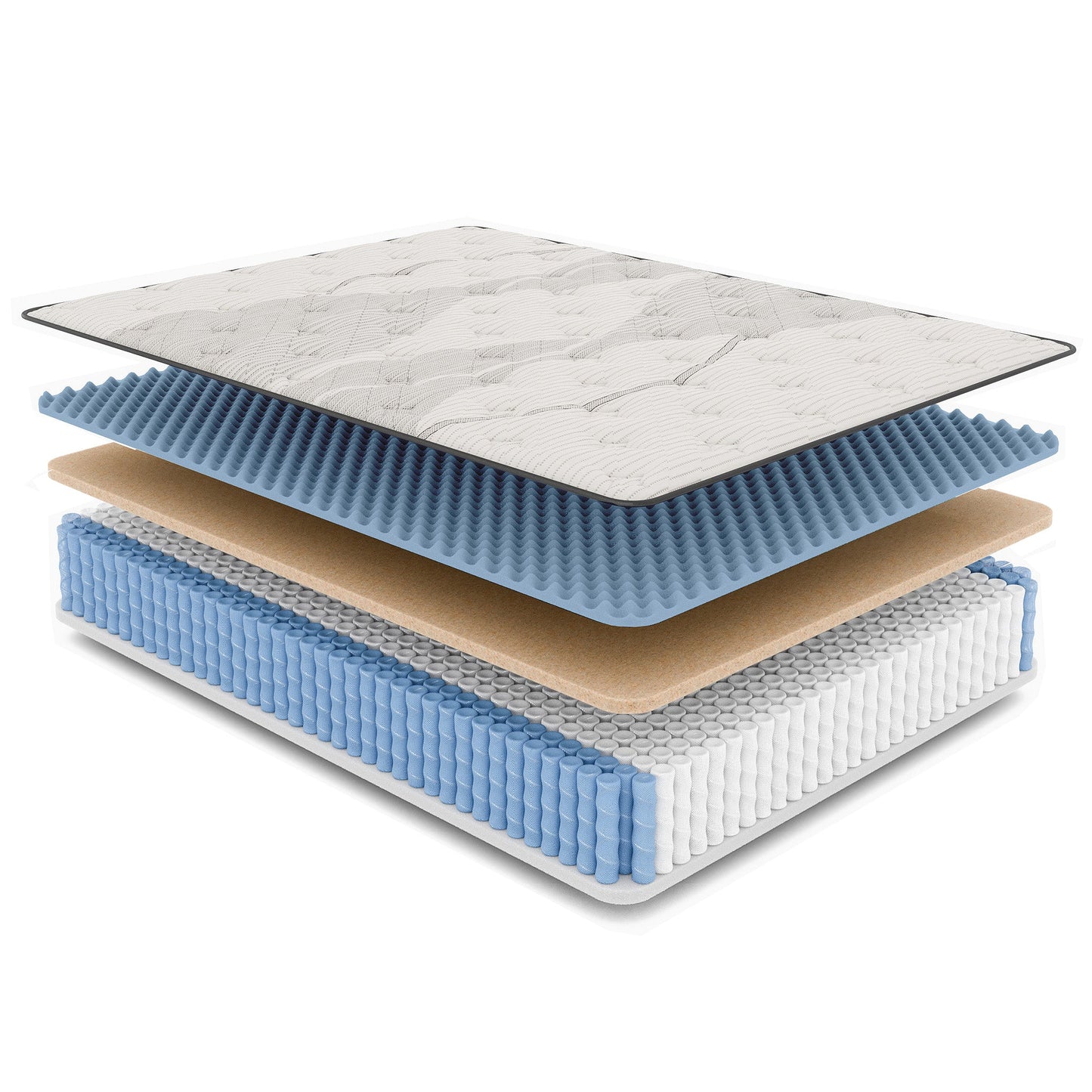 Diamond Nina Copper Cooling Hybrid Mattress - Cal King - Firm